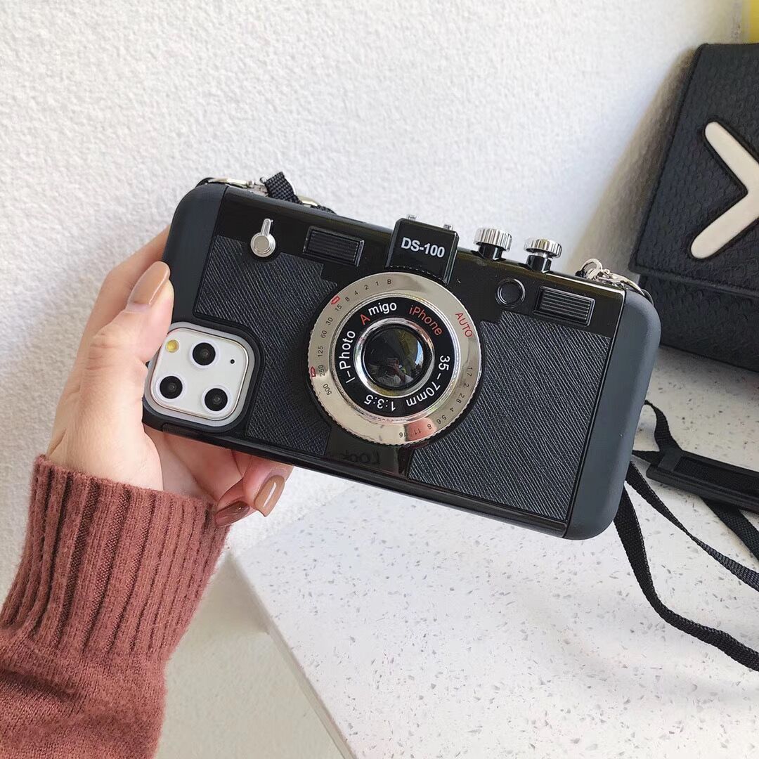 Shatterproof Retro Camera Phone Case - Protective Back Cover