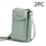 Luxury PU Leather Women's Handbag, Crossbody Bag & Wallet