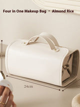 Large Capacity Waterproof Travel Cosmetic Bag - Foldable Handbag for Women