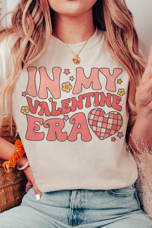 Plus Size - In My Valentine Era Graphic T-Shirt - Minihomy