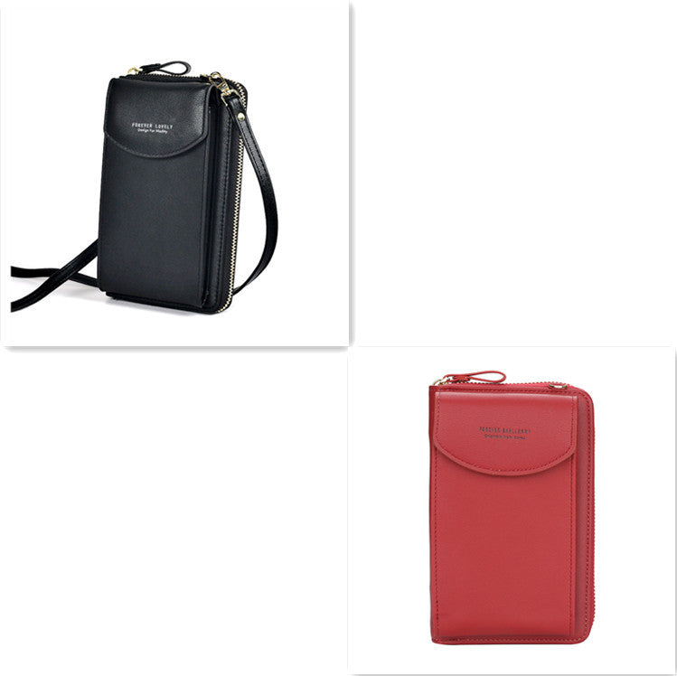 Luxury PU Leather Women's Handbag, Crossbody Bag & Wallet