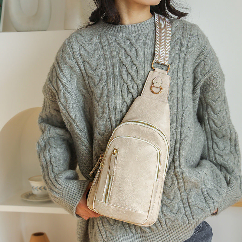 Women's Small Chest Bag: Exquisite Messenger Crossbody Purse