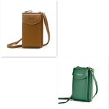 Luxury PU Leather Women's Handbag, Crossbody Bag & Wallet