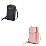 Luxury PU Leather Women's Handbag, Crossbody Bag & Wallet