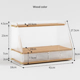 Acrylic Desk Organizer: Office Storage Cabinet for Desktop