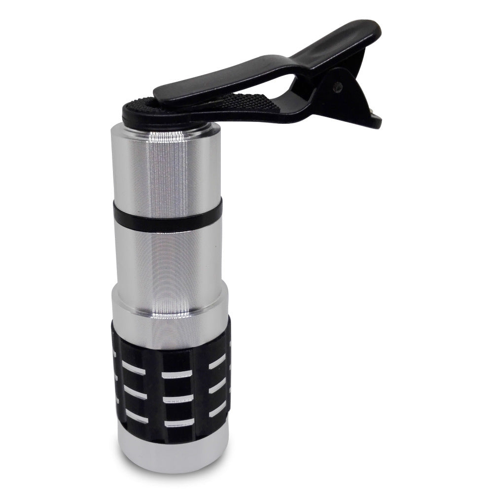 12x Telephoto Lens for Phone - Universal Clip, HD Outdoor Video