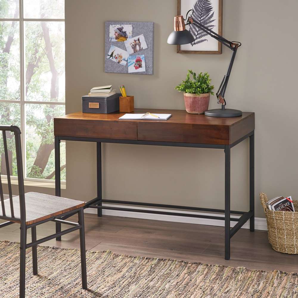 Storage Desk with Drawers & Shelves - Office & Home Organization