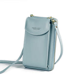 Luxury PU Leather Women's Handbag, Crossbody Bag & Wallet