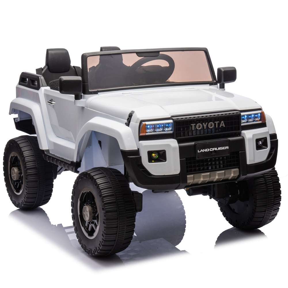 Licensed Toyota LC250 Kids Ride-On Car with Remote Control, Bluetooth, & Shovel