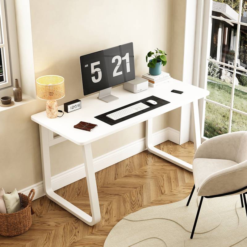 Modern Computer Desk, 31.5" Small Home Office Desk, Writing Table