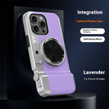 Magnetic Stereo Camera Phone Case - Creative Hardshell