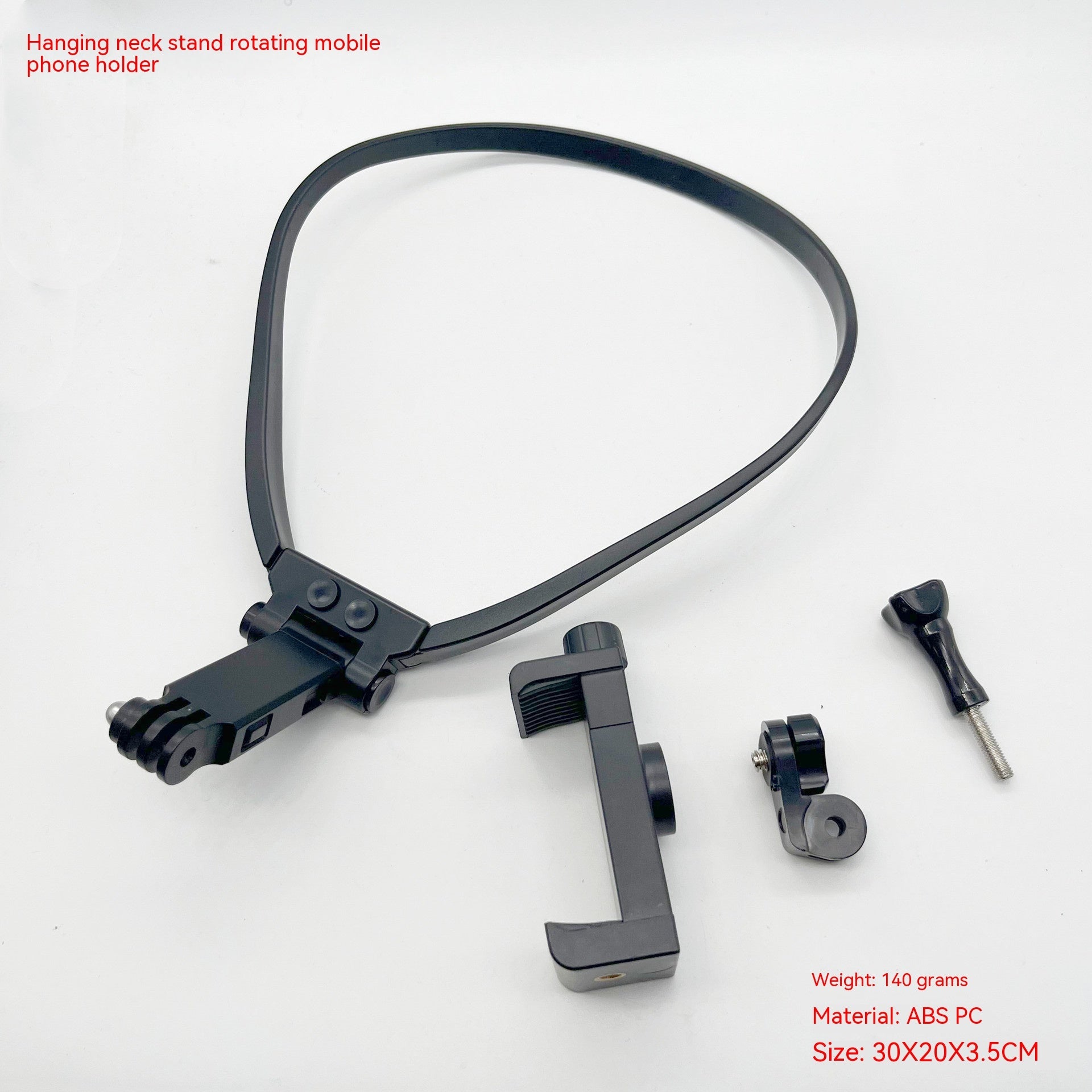 360° Rotating Sports Camera Phone Mount - Halter Collar for Outdoor Adventures