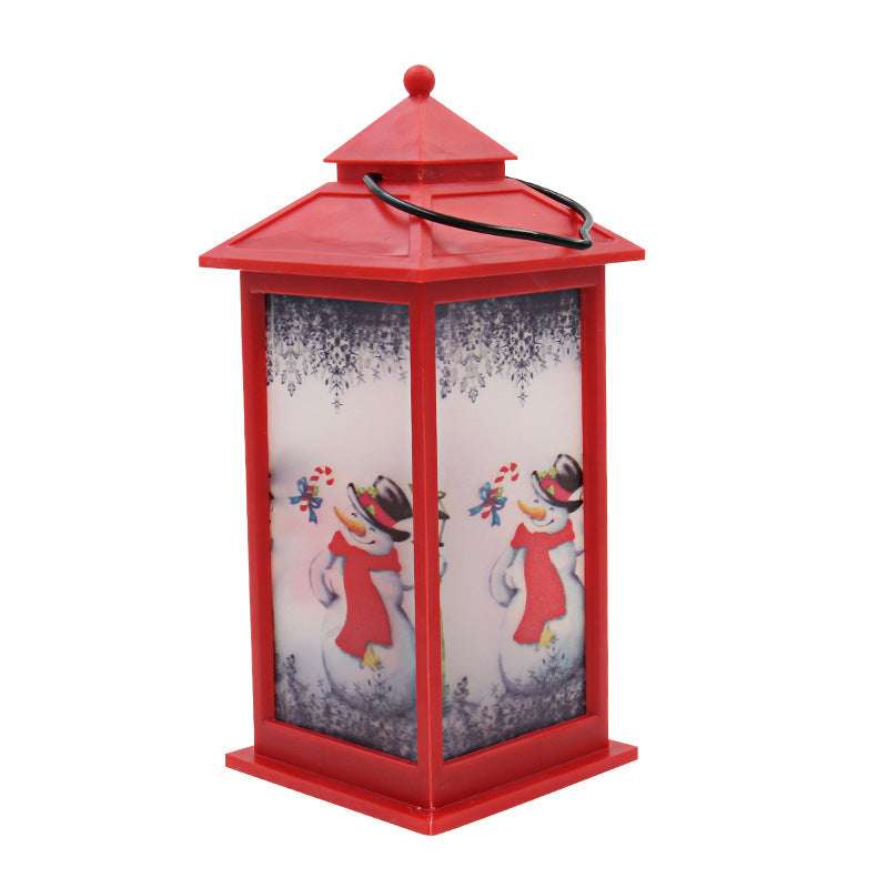 Merry Christmas Snowman & Santa Lights - Home Decor