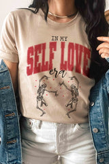 Plus Size - In My Self Love Era Graphic T-Shirt - Minihomy