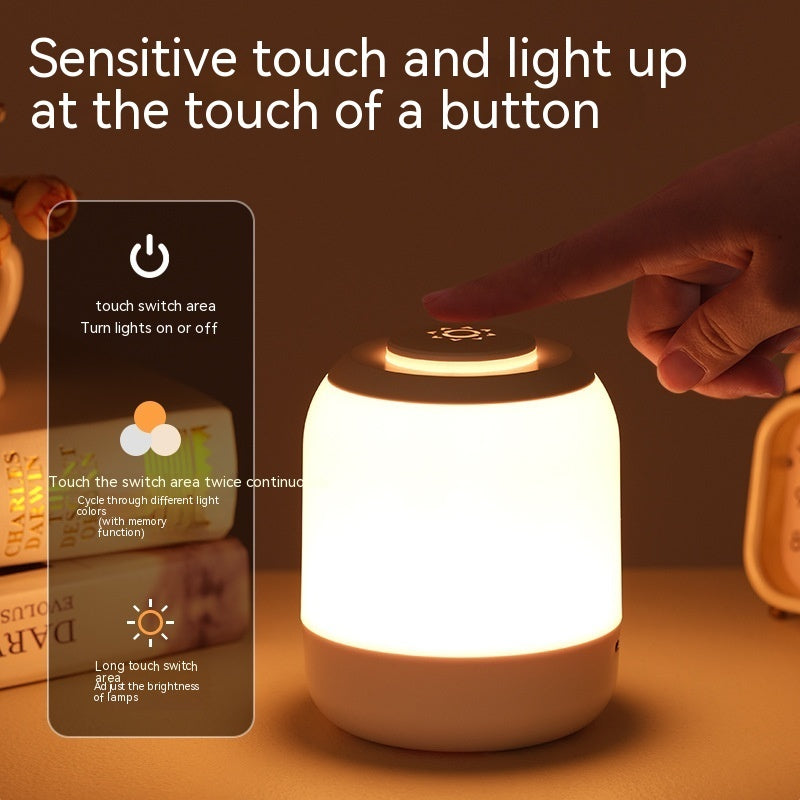 Touch Control LED Night Light - Rechargeable & Portable Home Decor