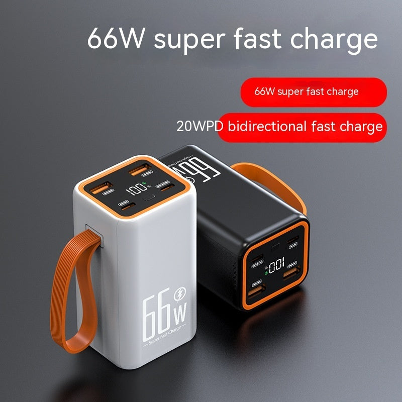 20000mAh PD66W Fast Charging Power Bank - Large Capacity Portable Charger
