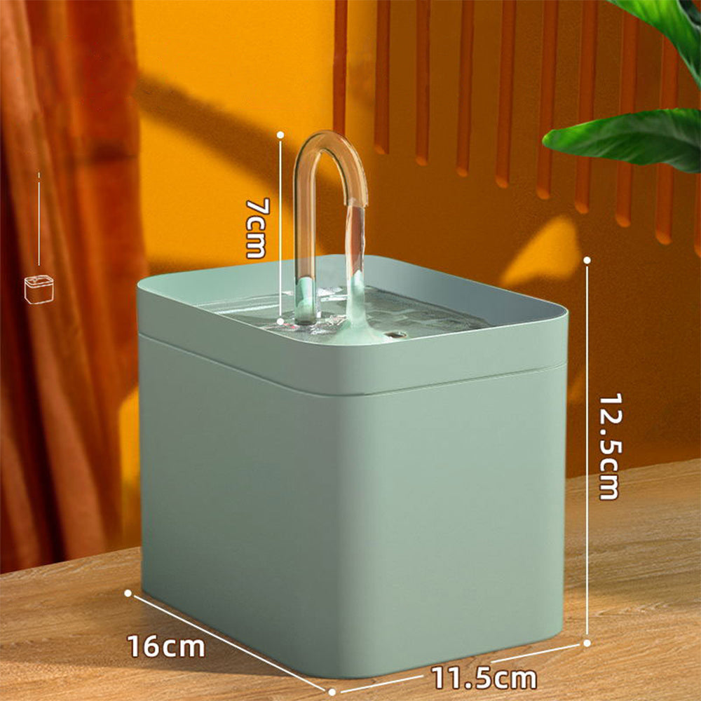Automatic Cat Water Fountain, 1.5L Self-Cleaning Pet Drinker