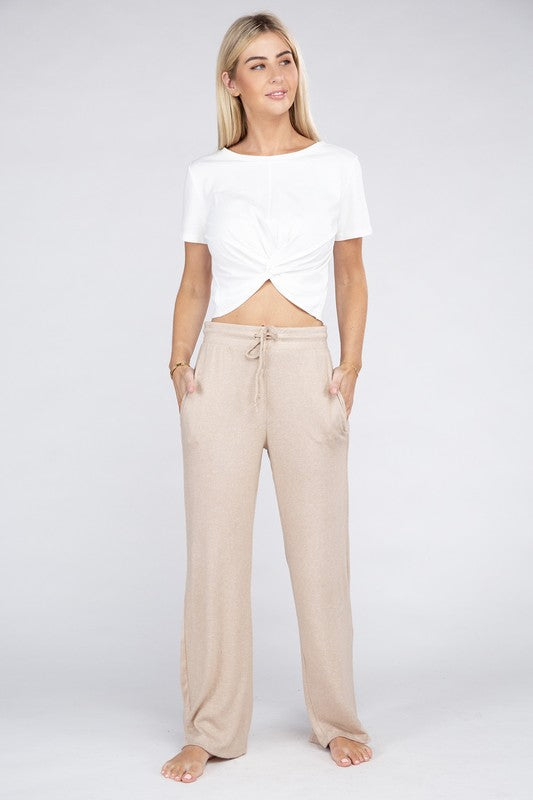 Cozy Terry Lounge Pants - Minihomy