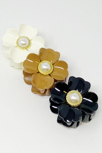 Loved By Coco Flower Hair Claw Set - Minihomy