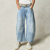 Women's Wide Leg Pants: Loose Summer Straight Trousers