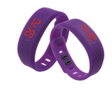 Red LED Silicone Wristband - Fashionable Party Bracelet
