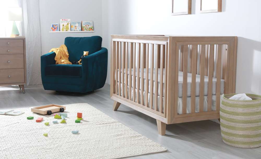 Wooster Almond Crib - Baby Nursery Furniture