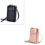 Luxury PU Leather Women's Handbag, Crossbody Bag & Wallet