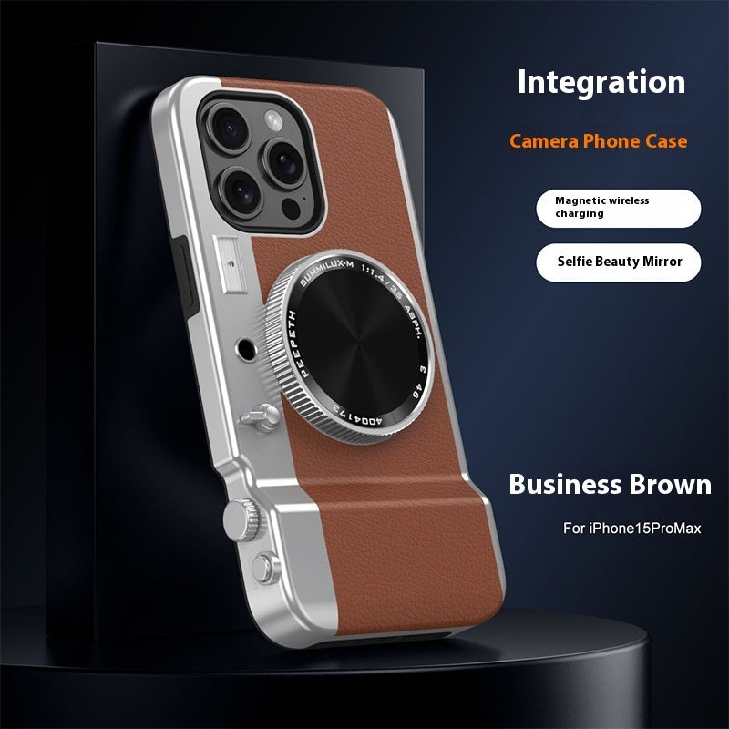 Magnetic Stereo Camera Phone Case - Creative Hardshell