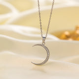 Stainless Steel Necklace Women's Fashion Copper-plated Gold Pendant Clavicle Chain For Mother Girlfriend Gift