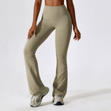 Relax Feel Hip Lifting Yoga High Waist Bootcut Casual Sports Pants and Vest