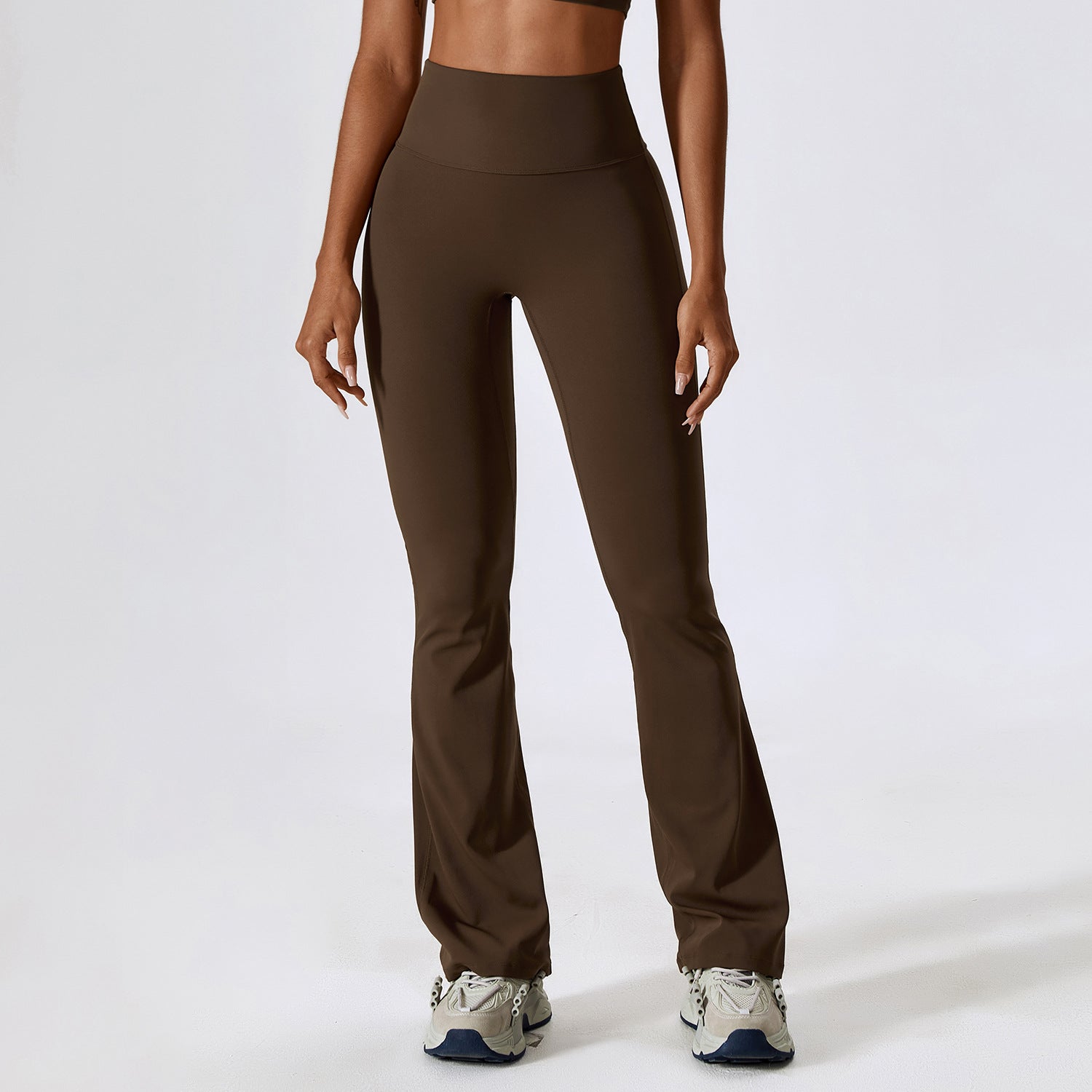 Relax Feel Hip Lifting Yoga High Waist Bootcut Casual Sports Pants and Vest