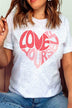 Plus Size - Love Yourself Heart Graphic T-Shirt - Minihomy