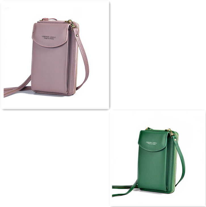 Luxury PU Leather Women's Handbag, Crossbody Bag & Wallet