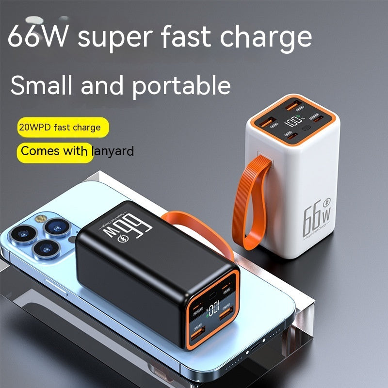 20000mAh PD66W Fast Charging Power Bank - Large Capacity Portable Charger