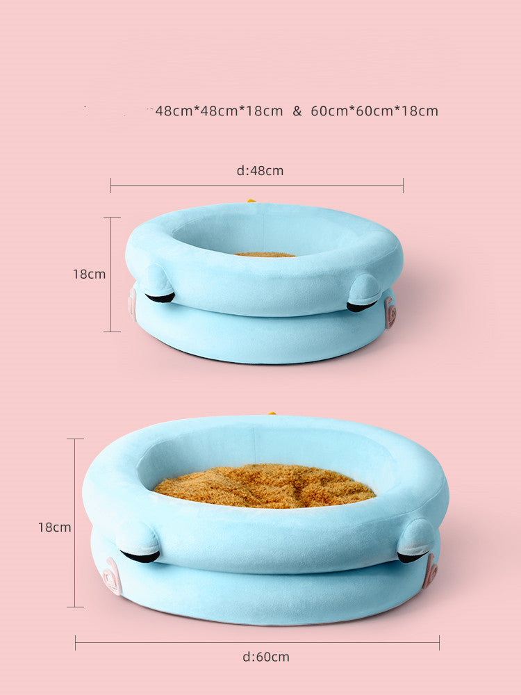 Winter Warm Cat Bed Dog Kennel - Cozy Pet Nest for Your Furry Friend