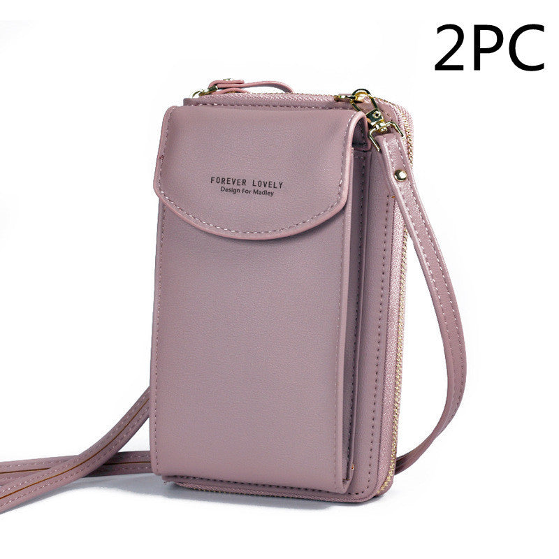 Luxury PU Leather Women's Handbag, Crossbody Bag & Wallet