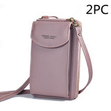 Luxury PU Leather Women's Handbag, Crossbody Bag & Wallet