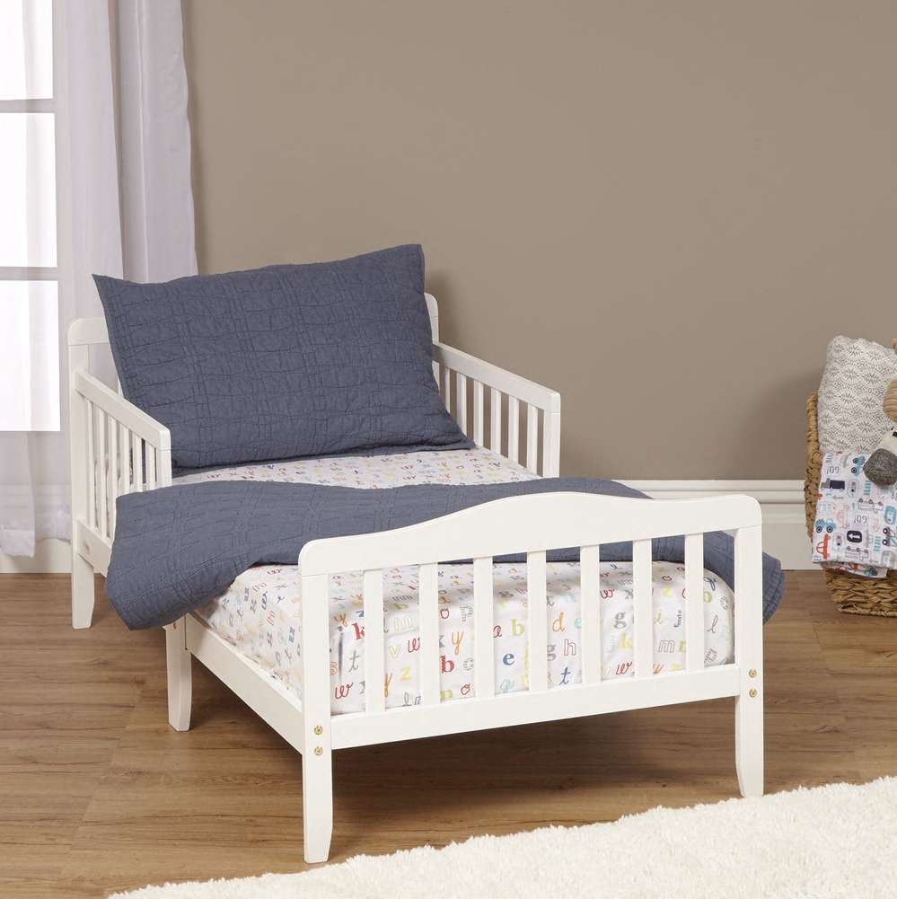 White Toddler Bed for Blaire - Safe & Sturdy Kids' Bed