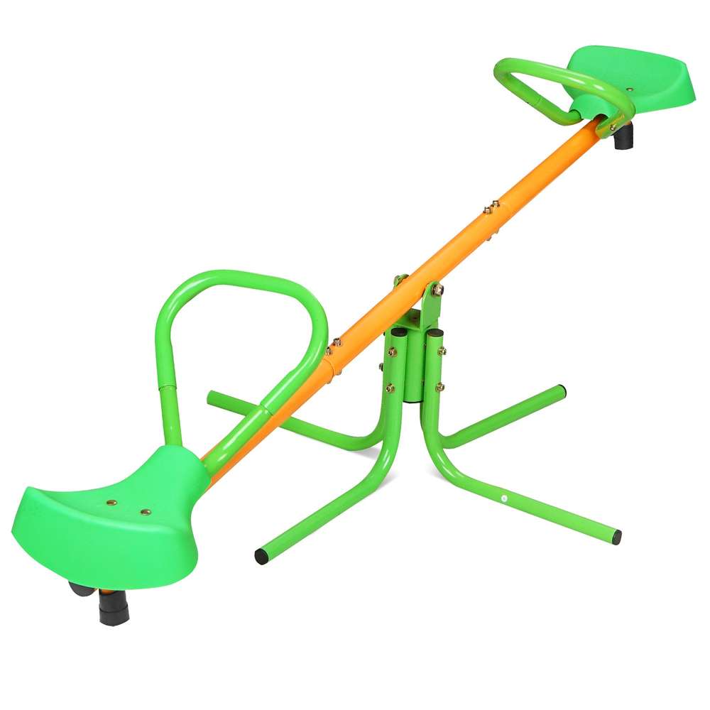 Kids Outdoor Spinning Seesaw - 360° Rotation Teeter Totter