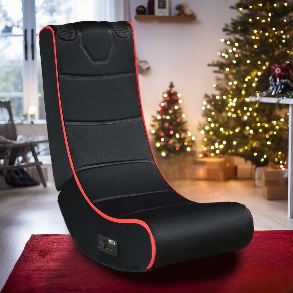 Foldable Gaming Chair with Built-in Speakers