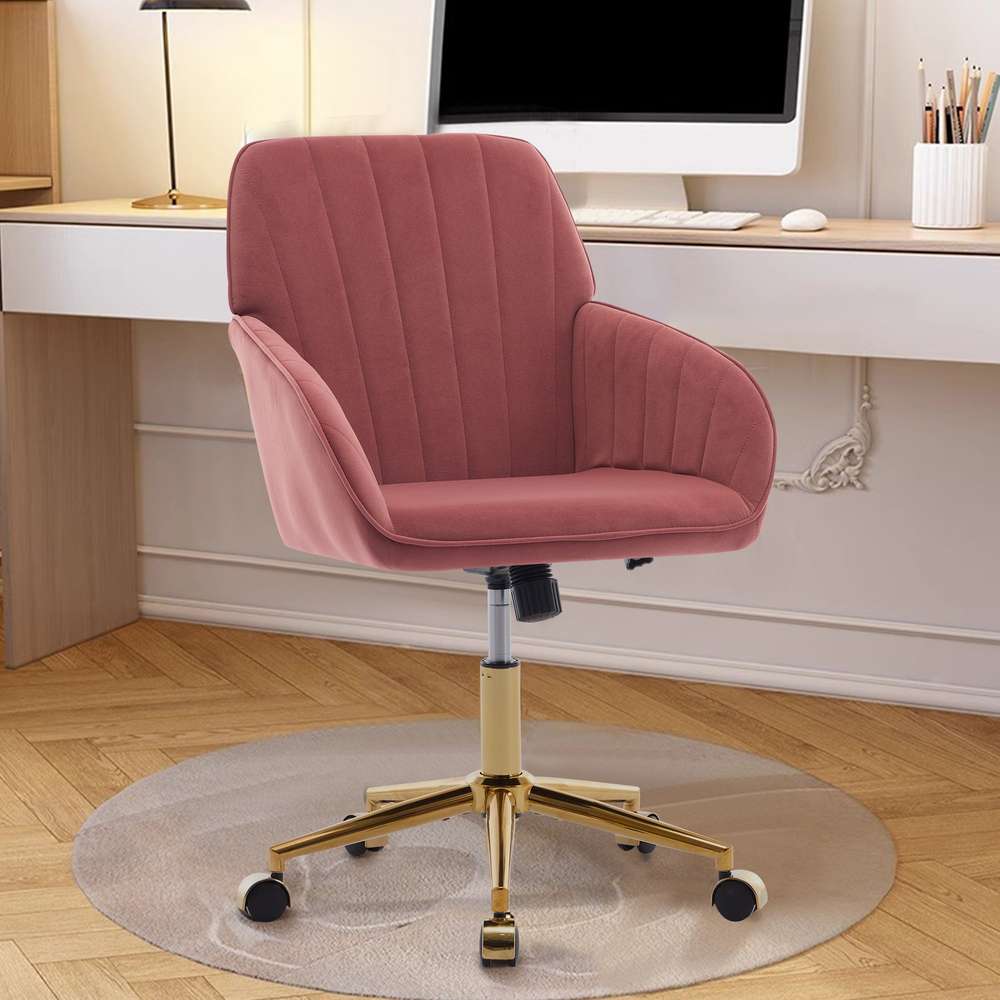 Ergonomic Office Chair - Adjustable Swivel Chair with Lumbar Support