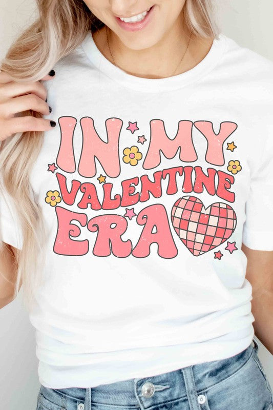 Plus Size - In My Valentine Era Graphic T-Shirt - Minihomy