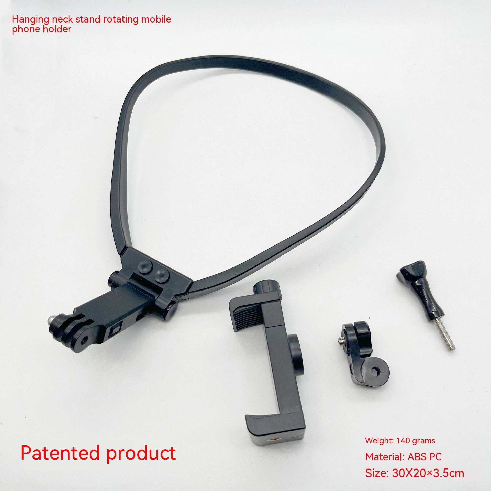 360° Rotating Sports Camera Phone Mount - Halter Collar for Outdoor Adventures