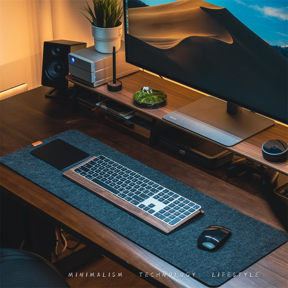 Felt Desk Mouse Pad - Simple & Stylish Office Accessory