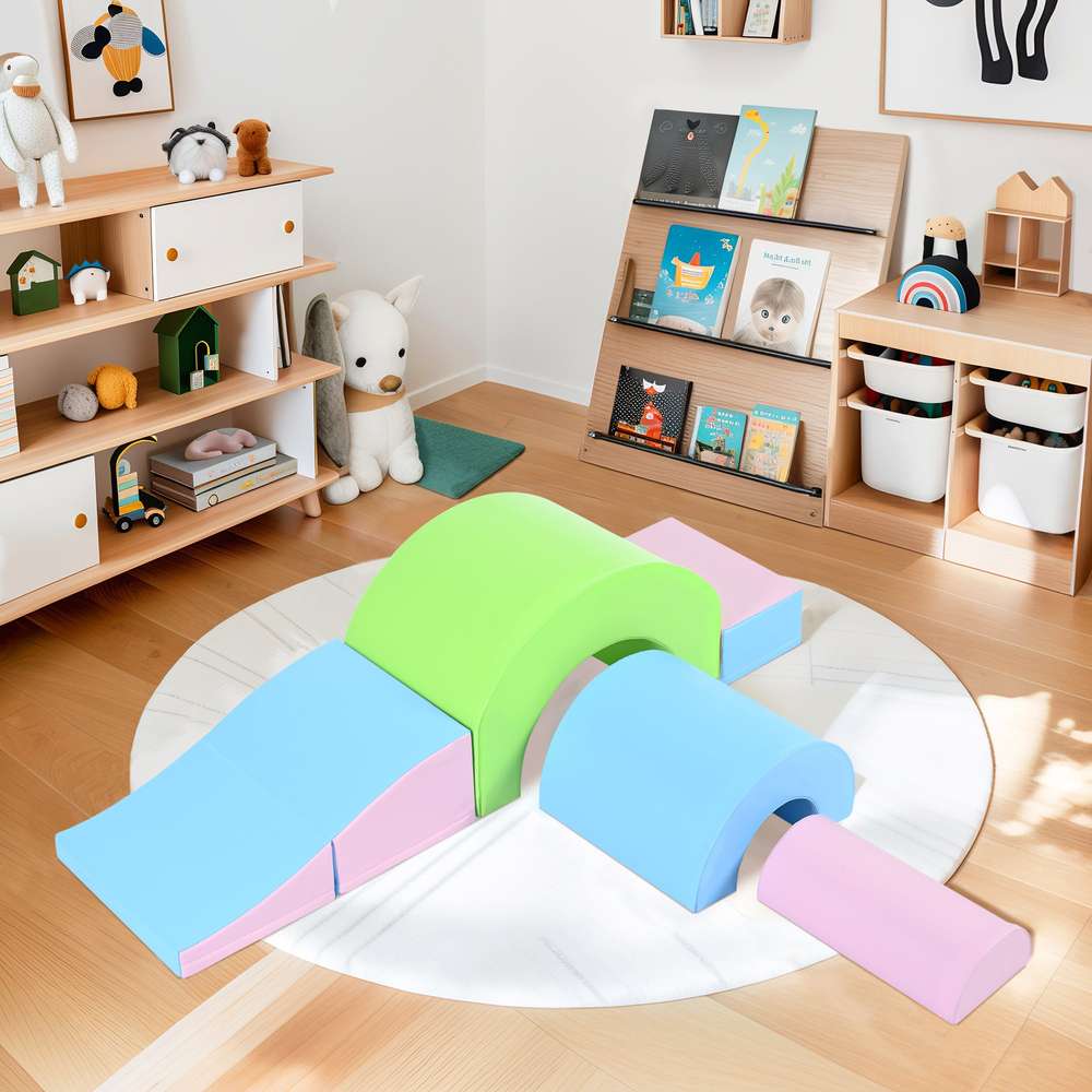 Kids Climbing Blocks Set - Foam Play Structure for Toddlers & Babies