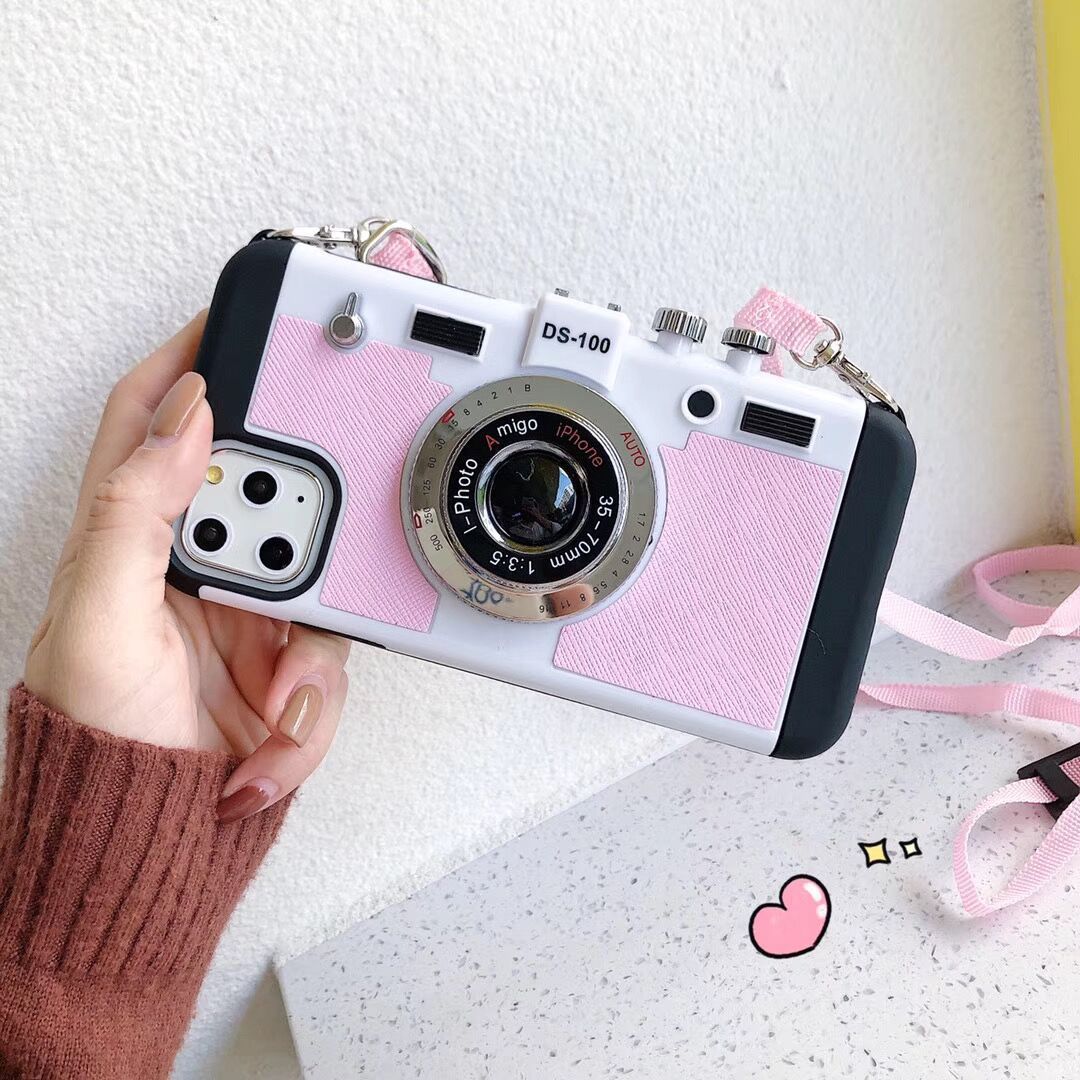 Shatterproof Retro Camera Phone Case - Protective Back Cover