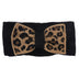 Knit Leopard Bow Headband - Minihomy