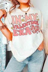 Plus Size - In My Valentine Era Graphic T-Shirt - Minihomy