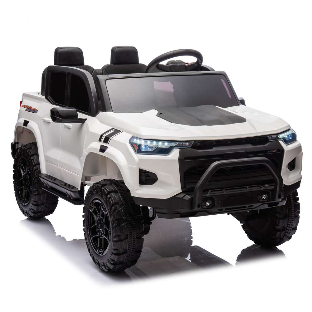 Kids Electric Pickup Truck Ride-On Toy - 24V, 4WD, Remote Control, Bluetooth, 3+