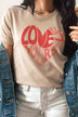 Plus Size - Love Yourself Heart Graphic T-Shirt - Minihomy